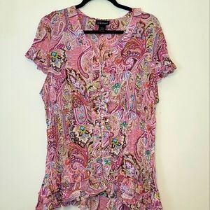 Two Lane Bryant Print Blouses